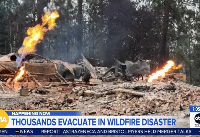 Eastern Washington Wildfires Force Evacuations, Destroy Hundreds of Structures