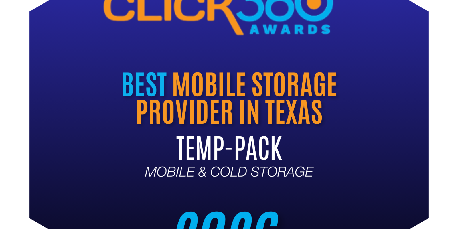 Temp-Pack Named Best Mobile Storage Provider in Texas for 2026 by Click360 Awards